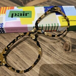 Pair Leopard Print Glasses Frame Toppers For The Murphy Frame